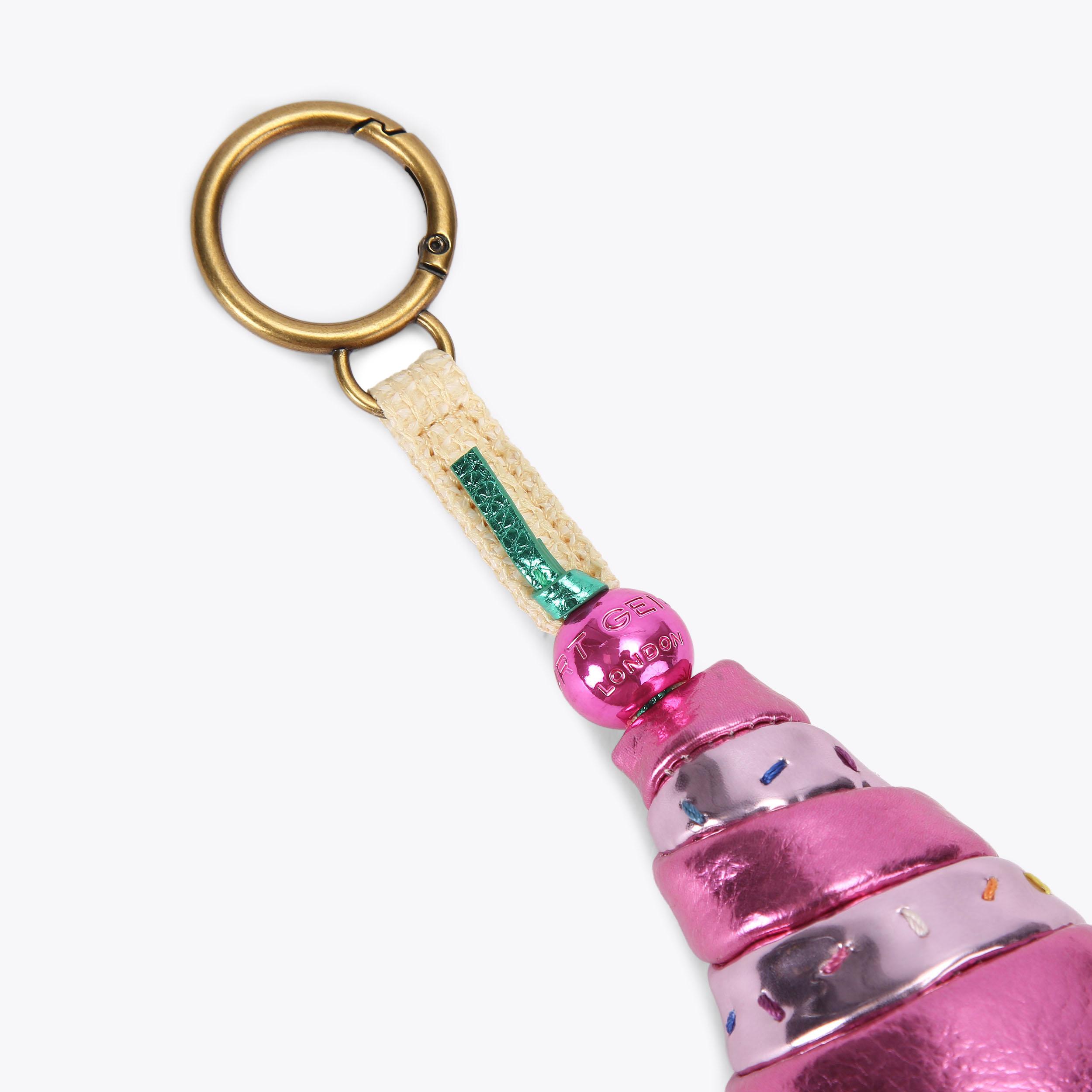 ICE CREAM CHARM Ice Cream Keyring by Kurt Geiger London