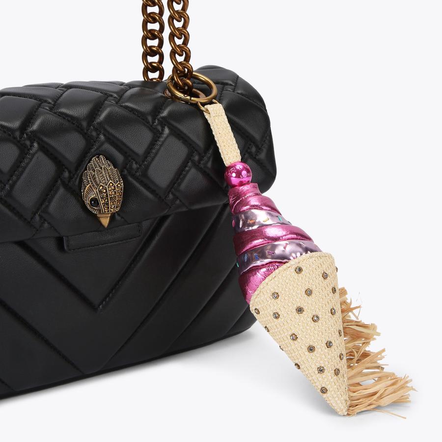 ICE CREAM CHARM Ice Cream Keyring by Kurt Geiger London
