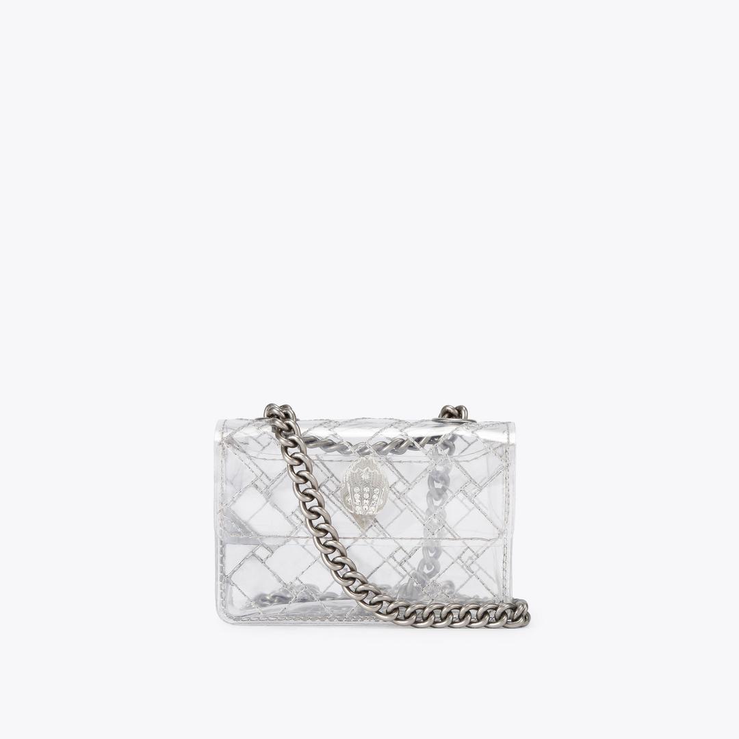 MICRO KENSINGTON VINYL Clear Vinyl Cross Body Bag Micro by Kurt Geiger London — Kurt Geiger London