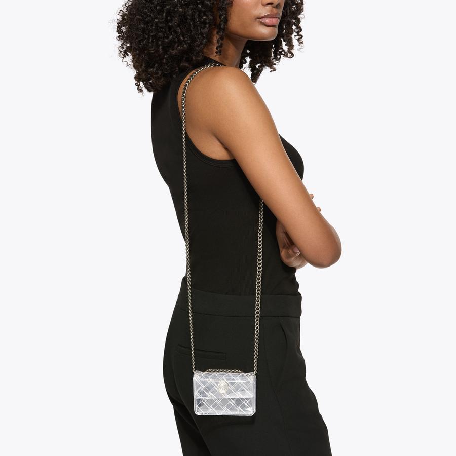 MICRO KENSINGTON VINYL Clear Vinyl Cross Body Bag Micro by Kurt