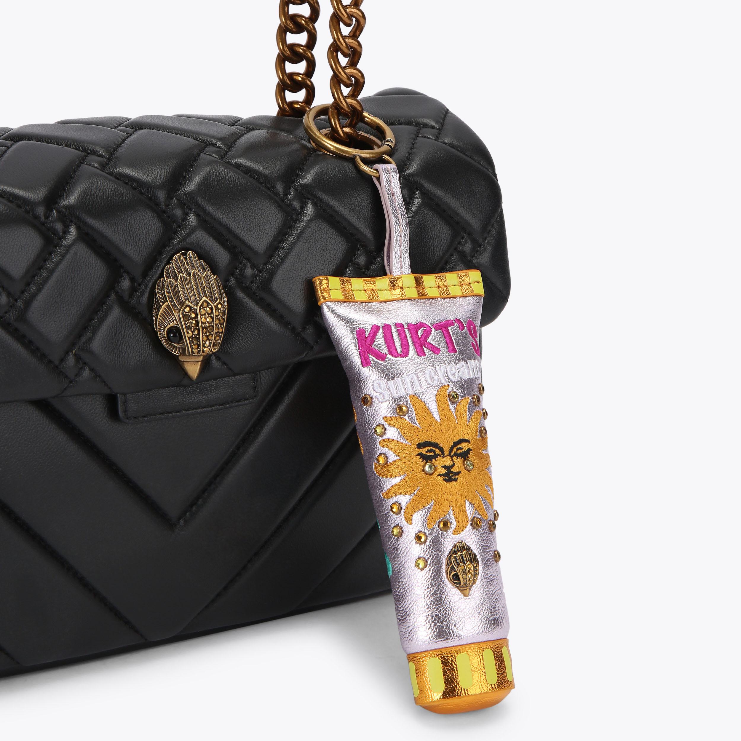 SUNSCREEN CHARM Suncream keyring Charm by Kurt Geiger London