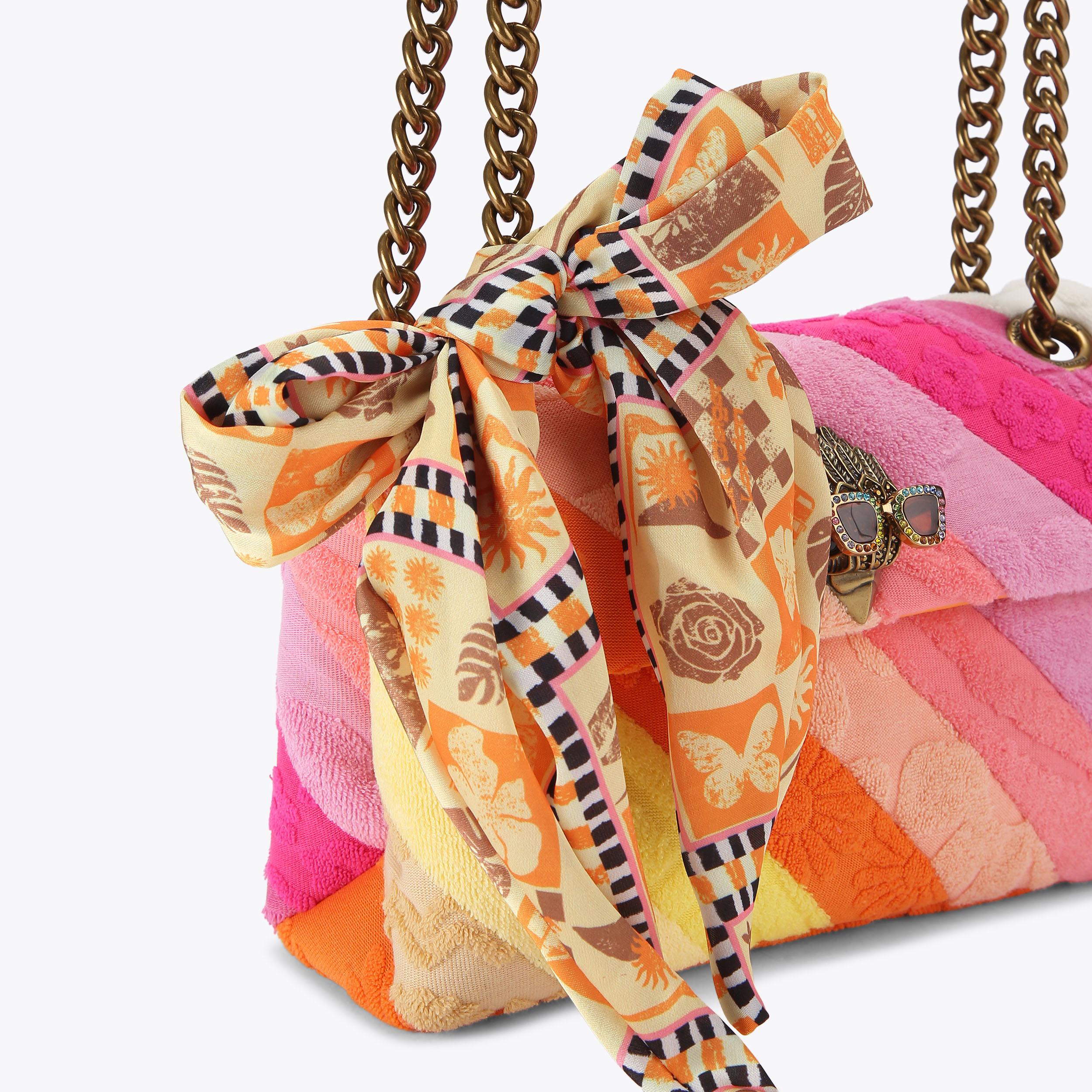 MINI KENSINGTON SOFT L Towelling Cross Body Bag by Kurt Geiger London
