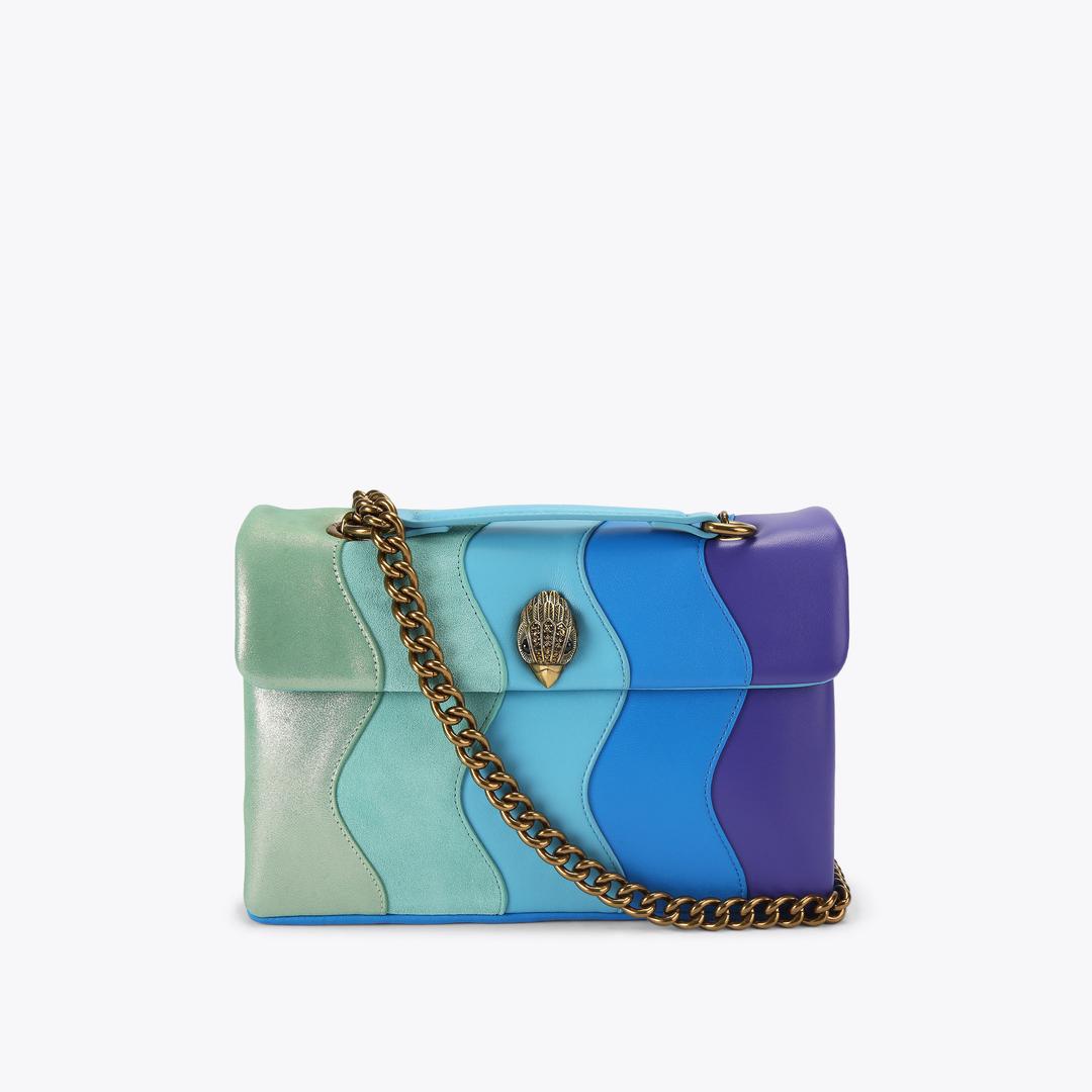 KENSINGTON BAG W Tonal Blue Shoulder Bag by Kurt Geiger London — Kurt Geiger London