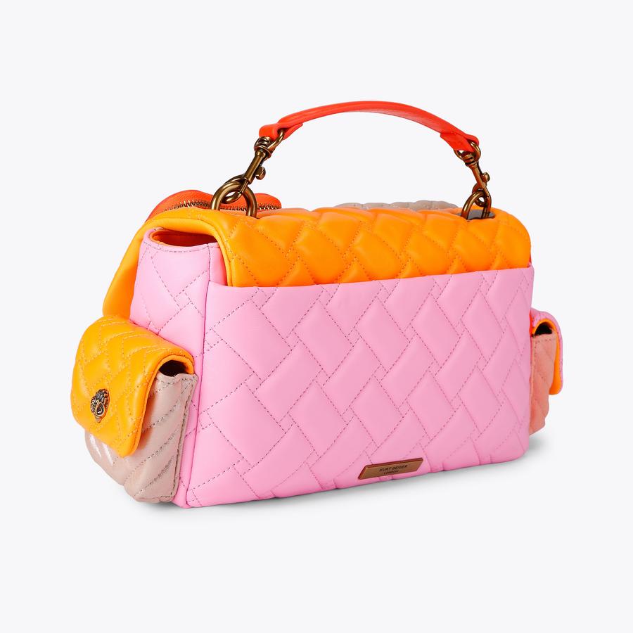 Various – NG II KENSINGTON MULTIPOCKET SH Orange Pink Neon Shoulder Bag by Kurt
