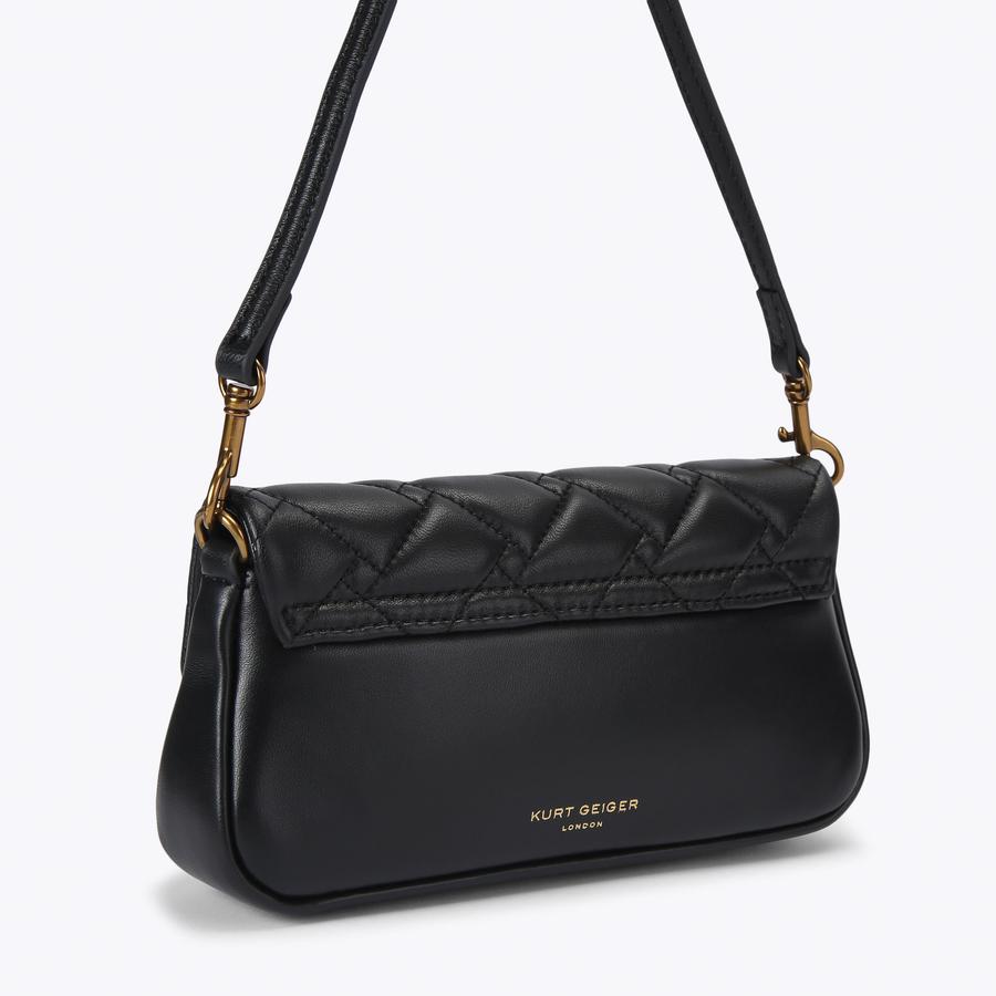 PICKLE SHOULDER BAG Black Pickle Shoulder Bag by Kurt Geiger London