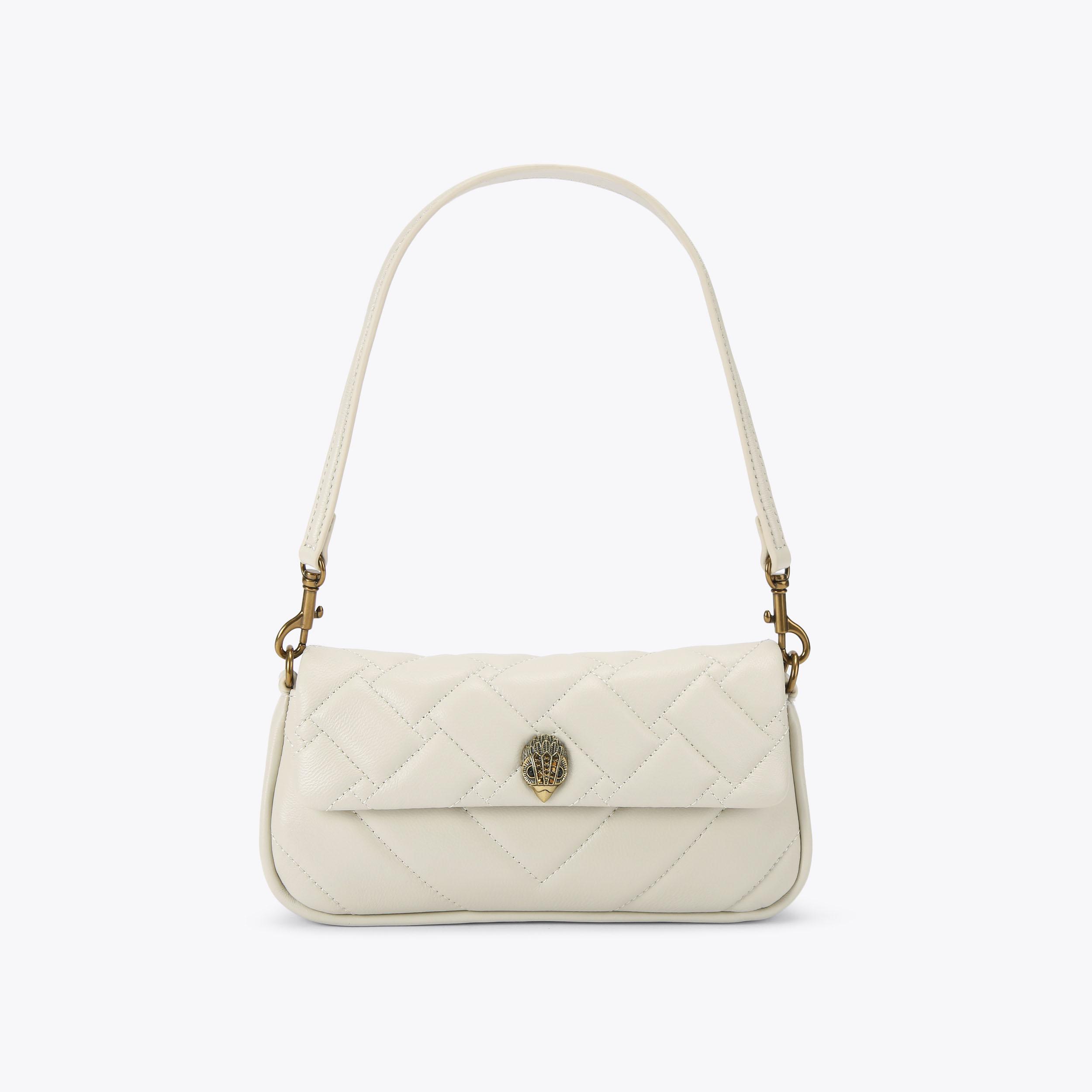 PICKLE SHOULDER BAG Bone Leather Shoulder Bag by Kurt Geiger London