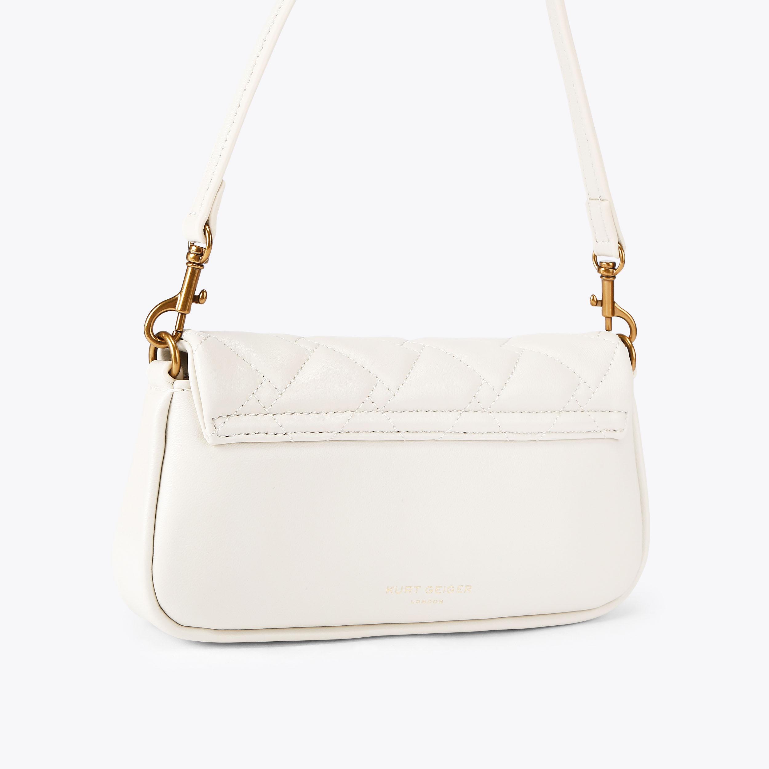 PICKLE SHOULDER BAG Bone Leather Shoulder Bag by Kurt Geiger London