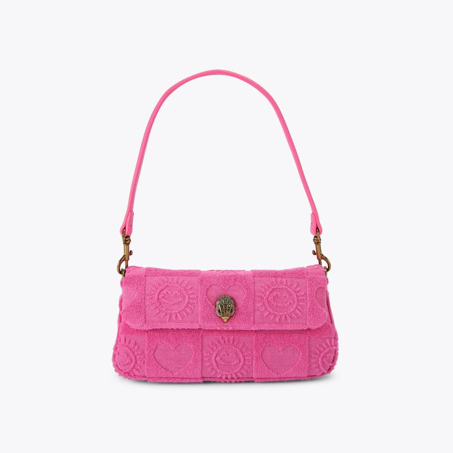 東京ゲゲゲイ ゲゲゲイバッグ ピンク PICKLE SHOULDER BAG Pink Terry Towelling Shoulder Bag by Kurt