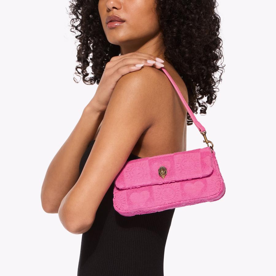 東京ゲゲゲイ ゲゲゲイバッグ ピンク VINYL KENSINGTON S CAMERA Vinyl Pink Transparent Camera Bag by