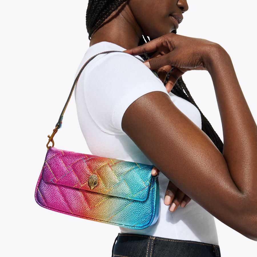 PICKLE SHOULDER BAG Ombre Leather Shoulder Bag by Kurt Geiger London