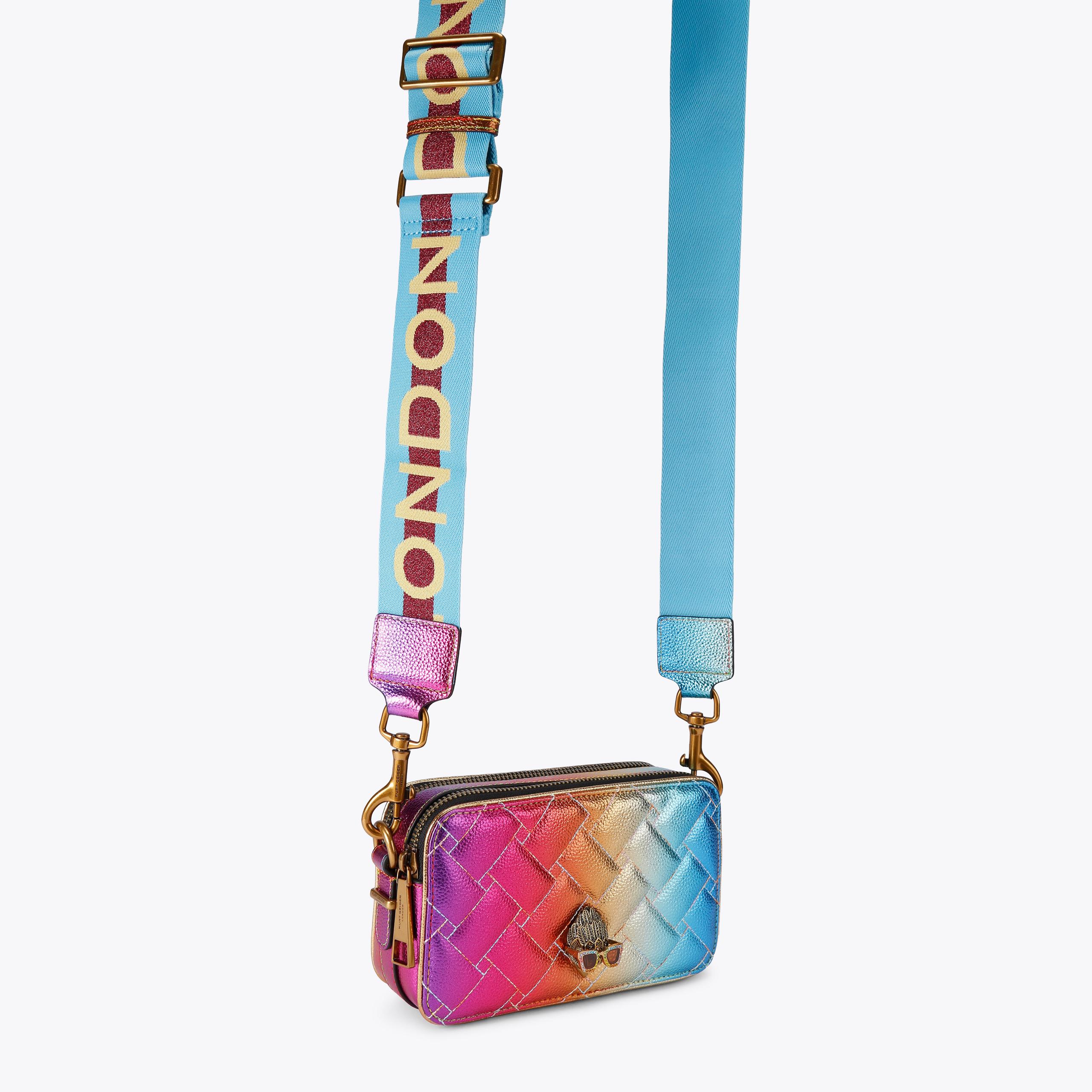 2Z KENSINGTON CAMERA Ombre Pebble Grain Cross Body Bag by Kurt
