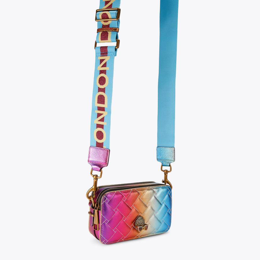 2Z KENSINGTON CAMERA Ombre Pebble Grain Cross Body Bag by Kurt
