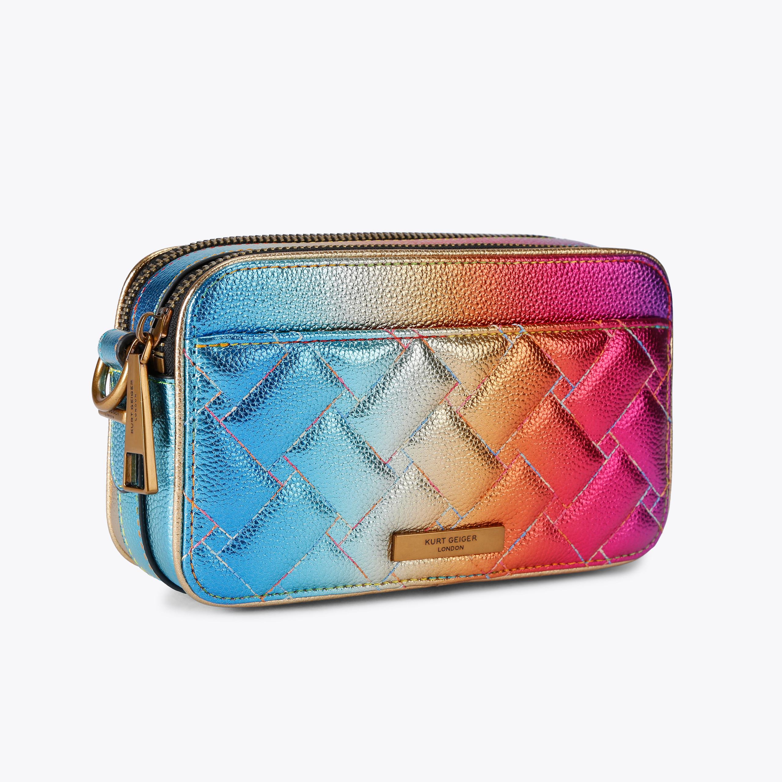 2Z KENSINGTON CAMERA Ombre Pebble Grain Cross Body Bag by Kurt
