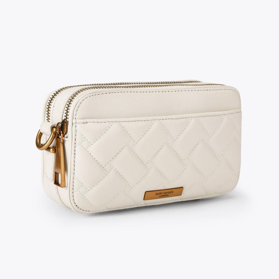 2Z KENSINGTON CAMERA KURT Bone Leather Cross Body Bag by Kurt