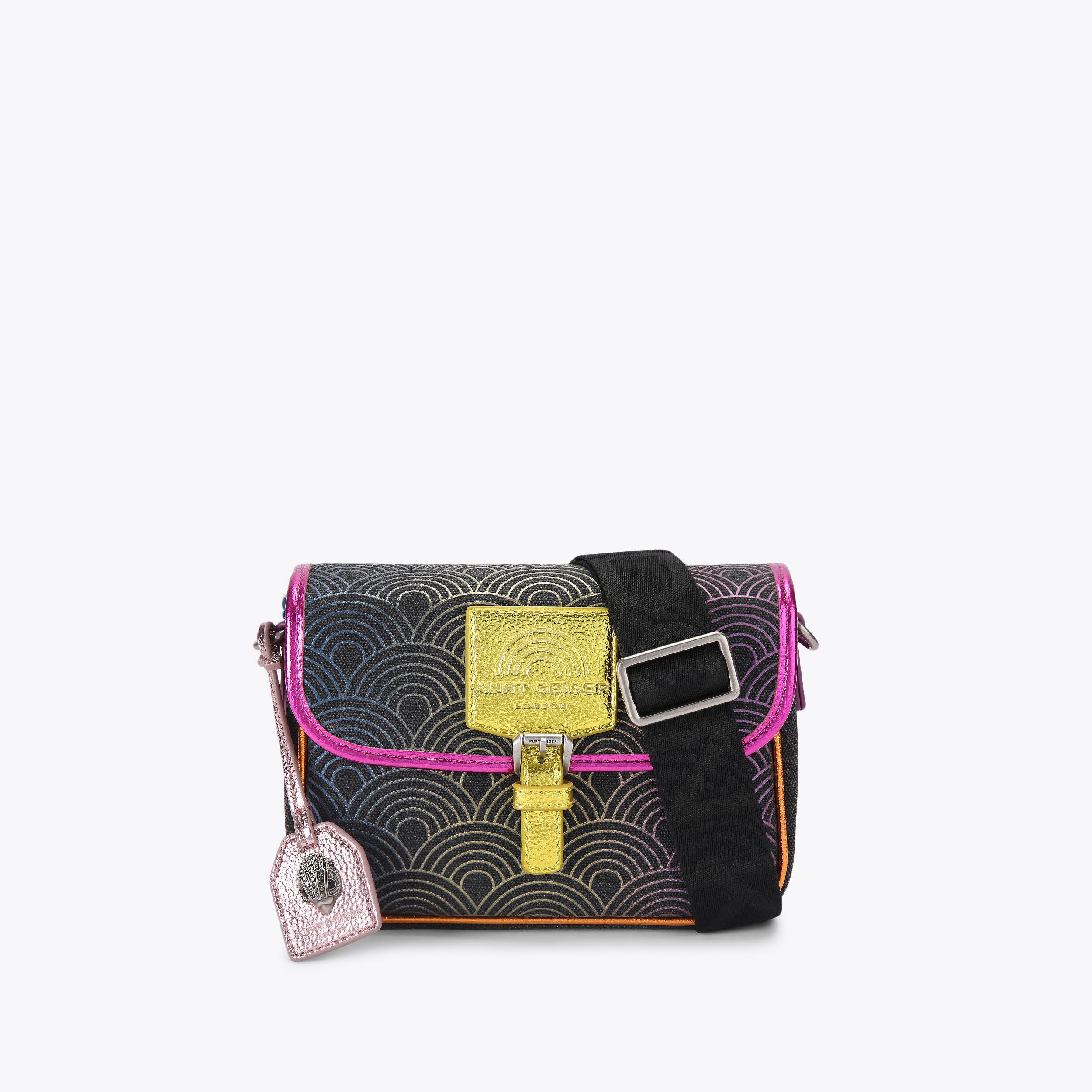 SOUTHBANK SM SATCHEL Canvas Ombre Rainbow Satchel Bag by Kurt