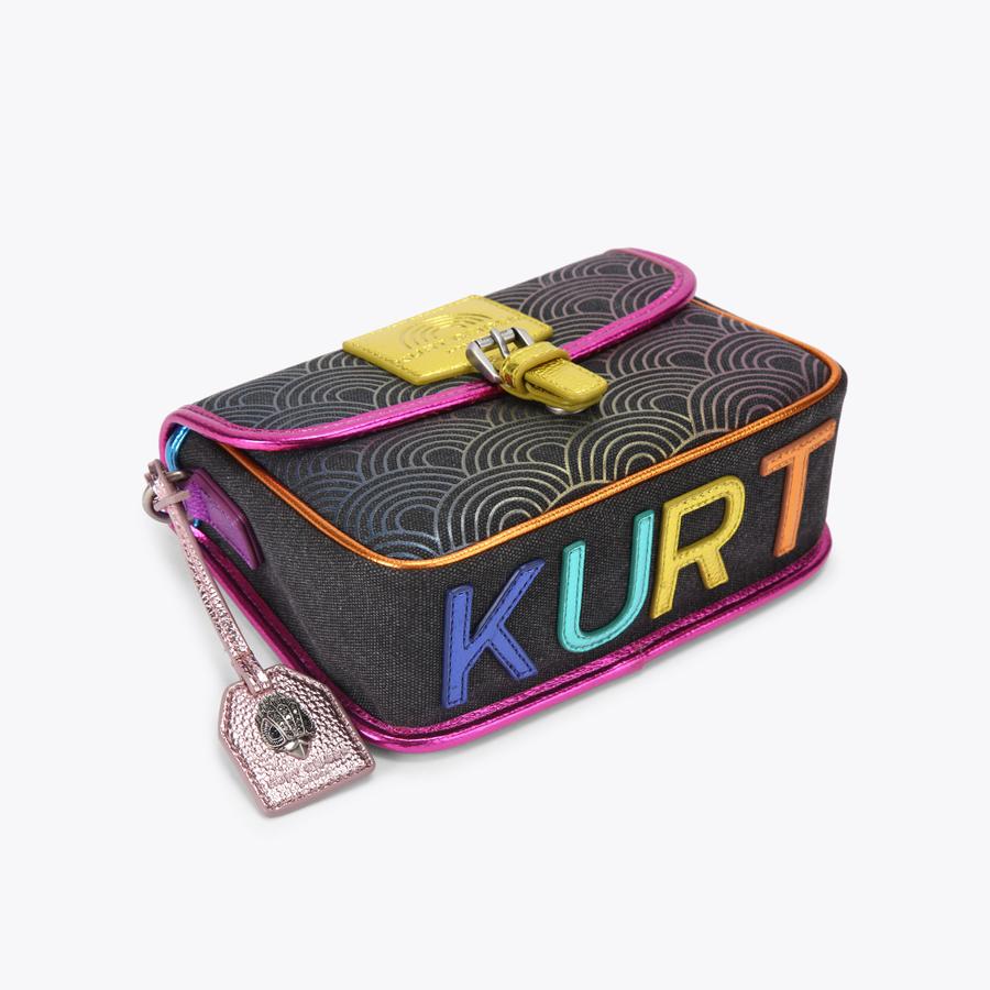 SOUTHBANK SM SATCHEL Canvas Ombre Rainbow Satchel Bag by Kurt