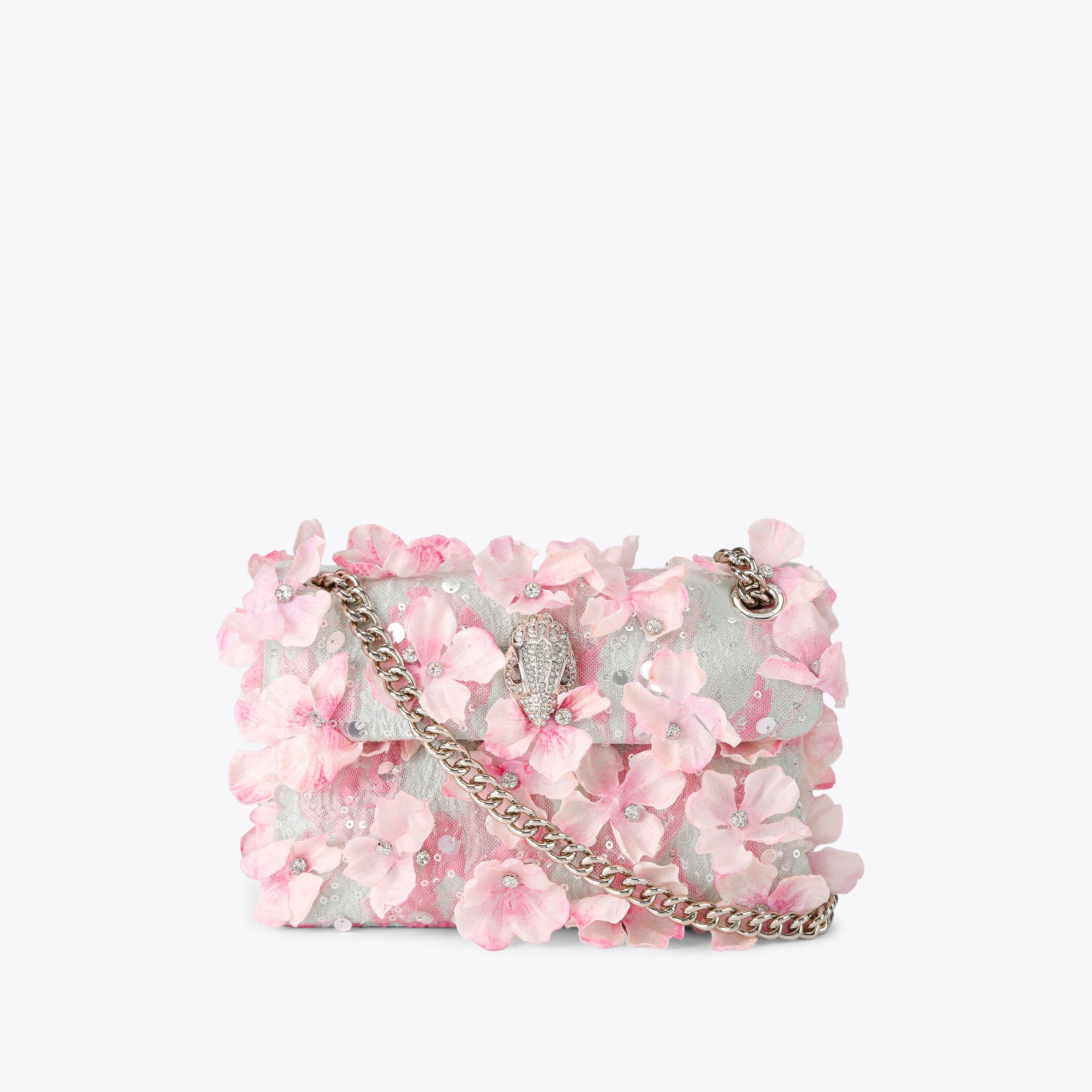 MINI KENSINGTON FLOWERS 3D Flower Pink Cross Body Bag by Kurt