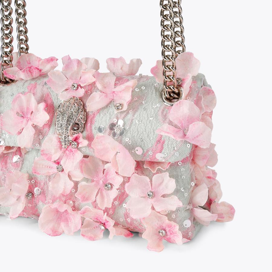 MINI KENSINGTON FLOWERS 3D Flower Pink Cross Body Bag by Kurt