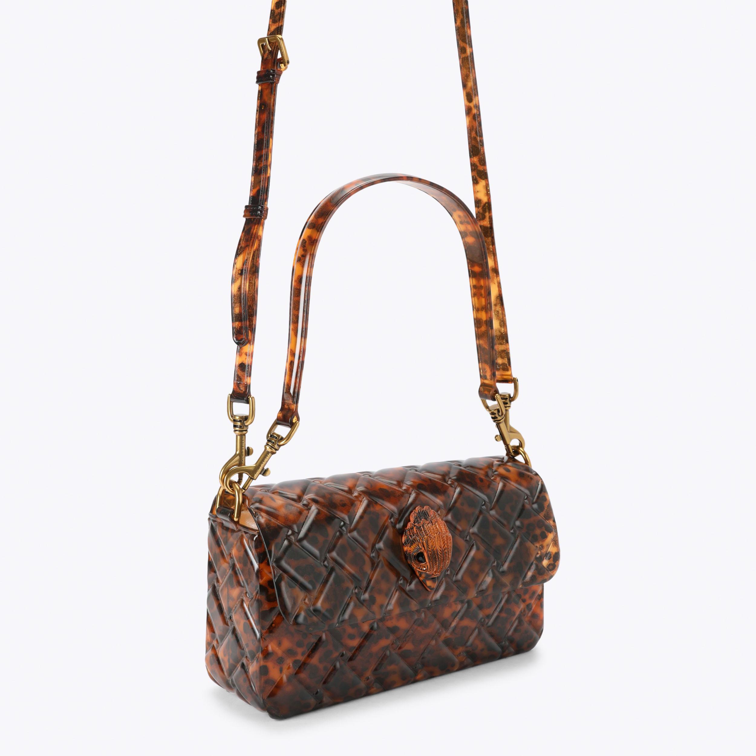 JELLY KENSINGTON SH DR Brown Tortoiseshell Shoulder Bag by Kurt