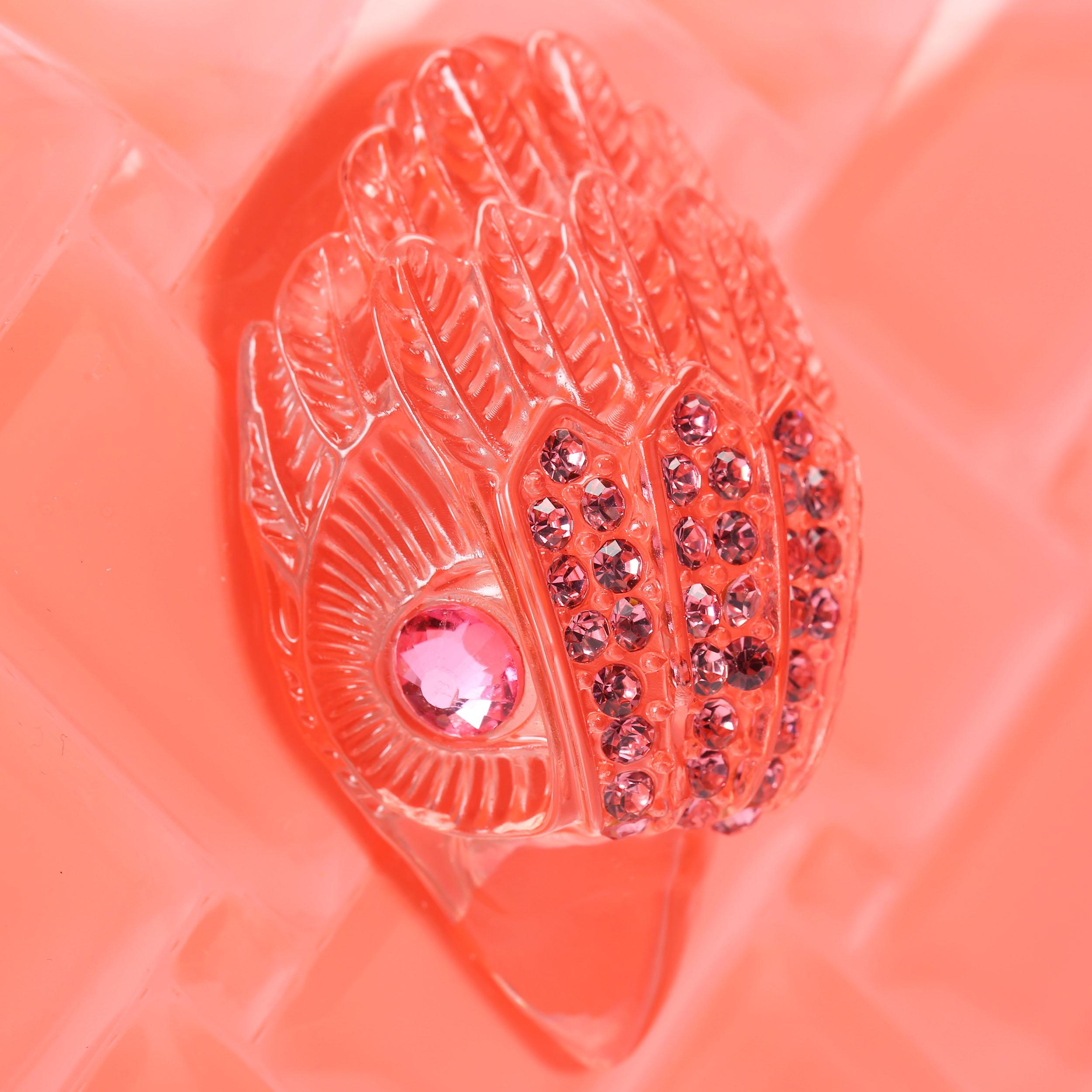 JELLY KENSINGTON SH DR Salmon Pink Jelly Shoulder Bag by Kurt