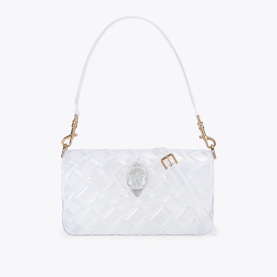 JELLY KENSINGTON SH DR Clear Shoulder Bag by Kurt Geiger London