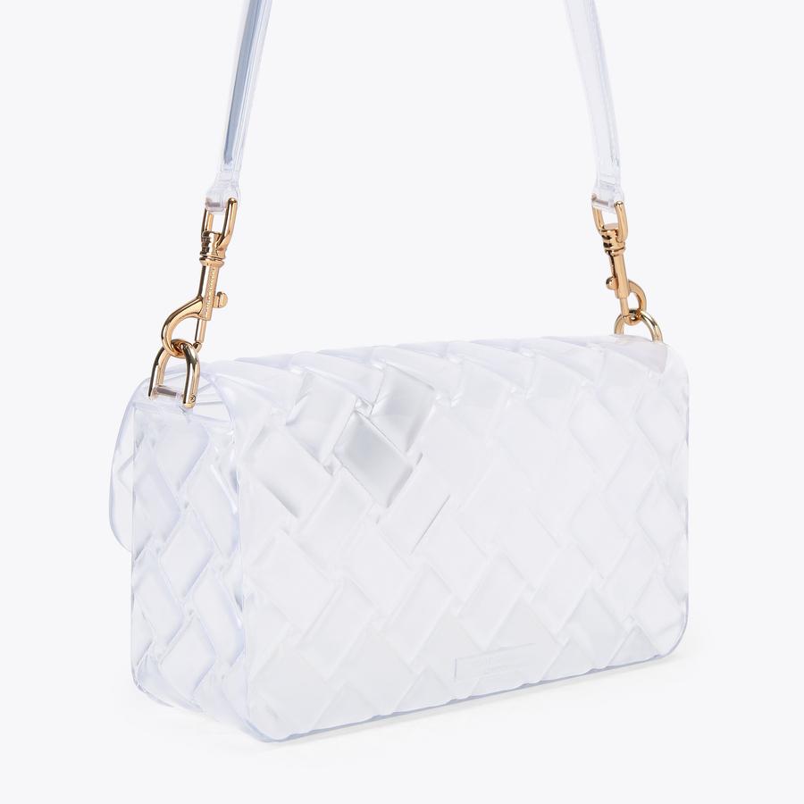 JELLY KENSINGTON SH DR Clear Shoulder Bag by Kurt Geiger London