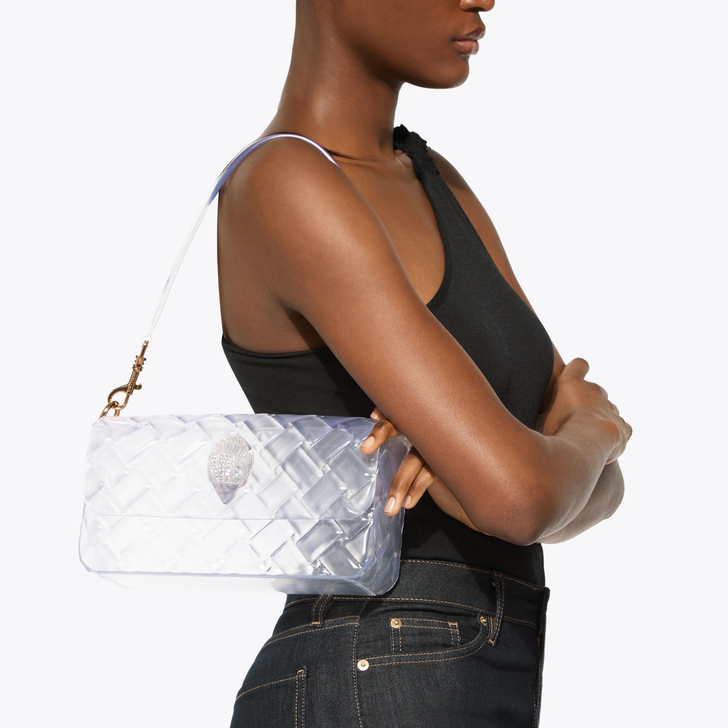 JELLY KENSINGTON SH DR Clear Shoulder Bag by Kurt Geiger London