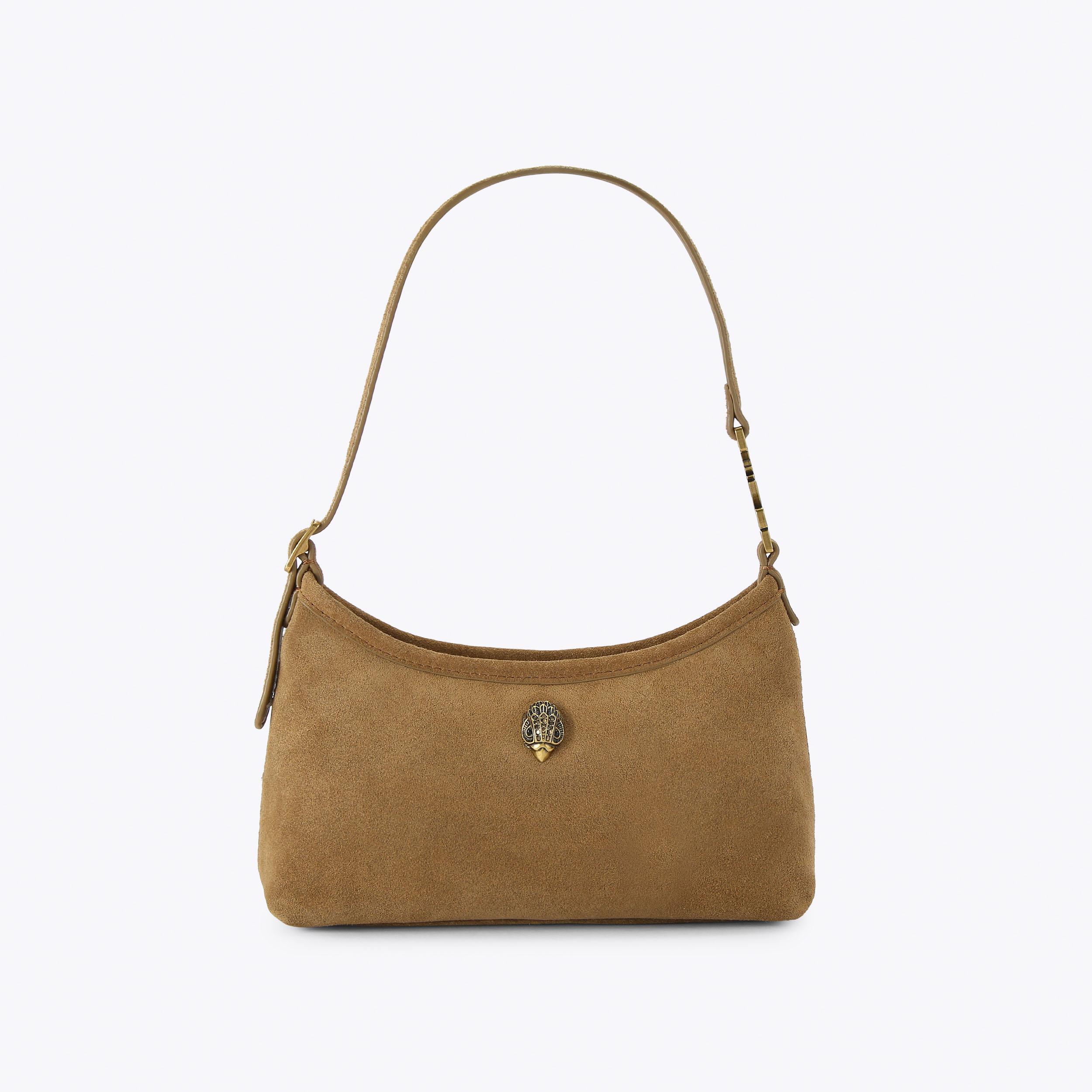 KURT SLING Orange Suede Leather Bag by Kurt Geiger London