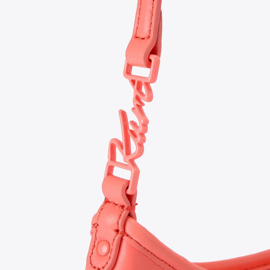 KURT MINI SHOULDER BAG Salmon Bright Pink Shoulder Bag by Kurt