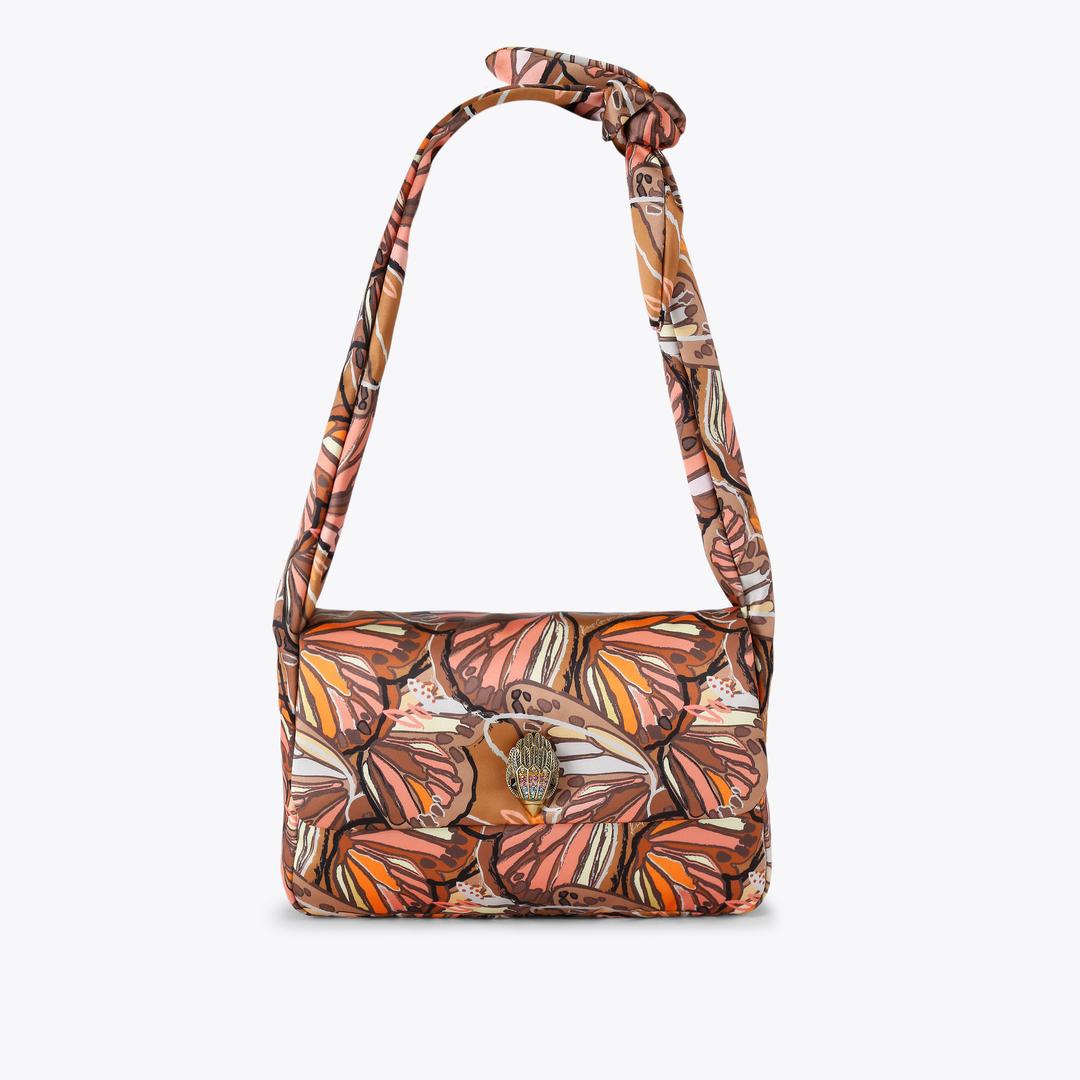 KENSINGTON KNOT SHOULDER Brown Butterfly Shoulder Bag by Kurt Geiger London — Kurt Geiger London