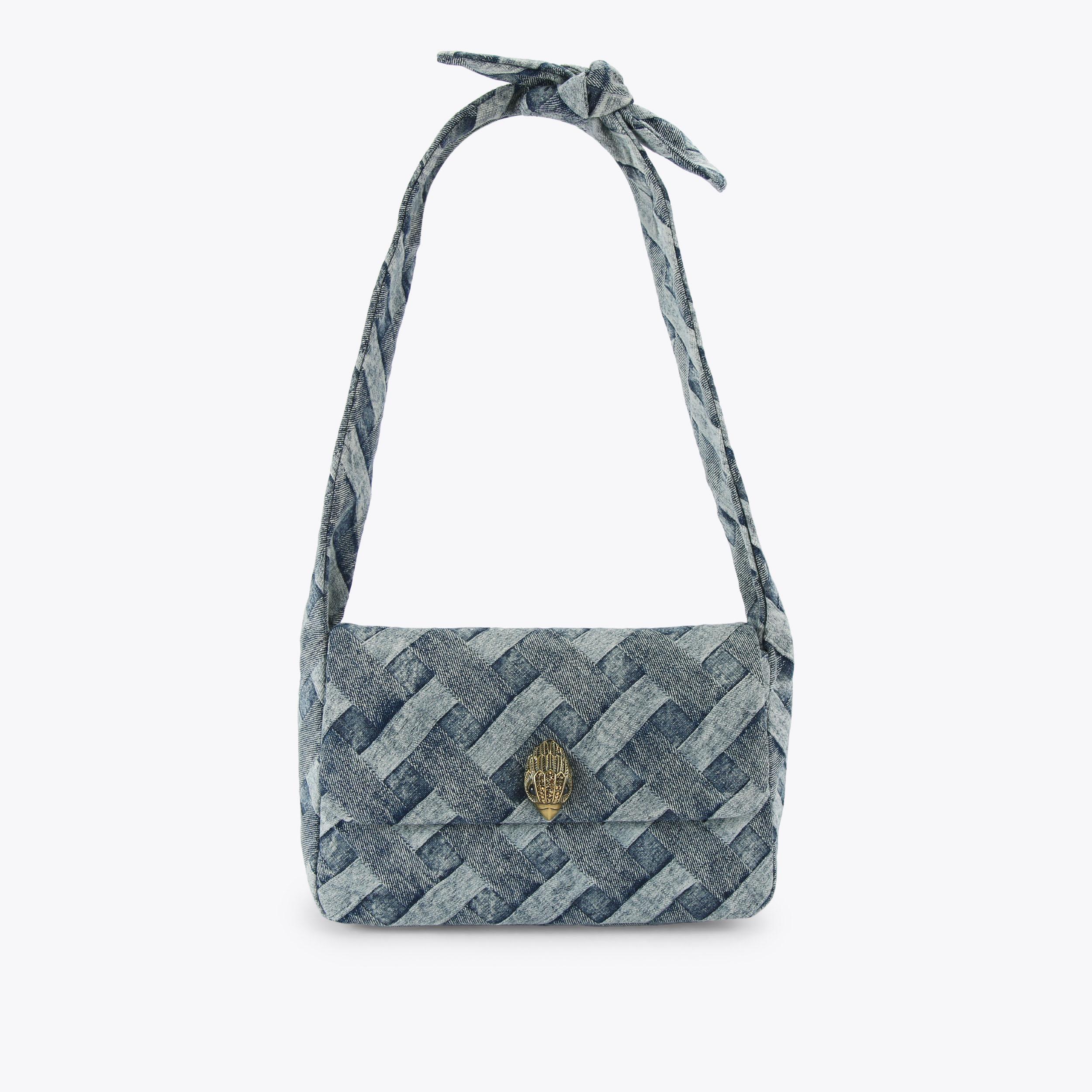 KENSINGTON KNOT SHOULDER Shoulder Bag Kurt Geiger Print Satin Bag