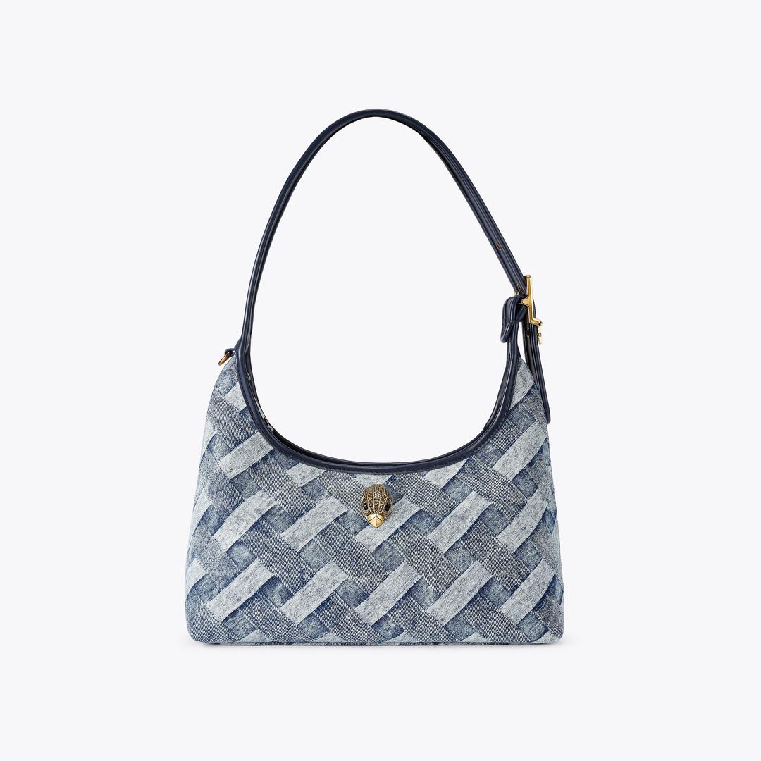 KURT SHOULDER BAG Denim Shoulder Bag by Kurt Geiger London — Kurt Geiger London