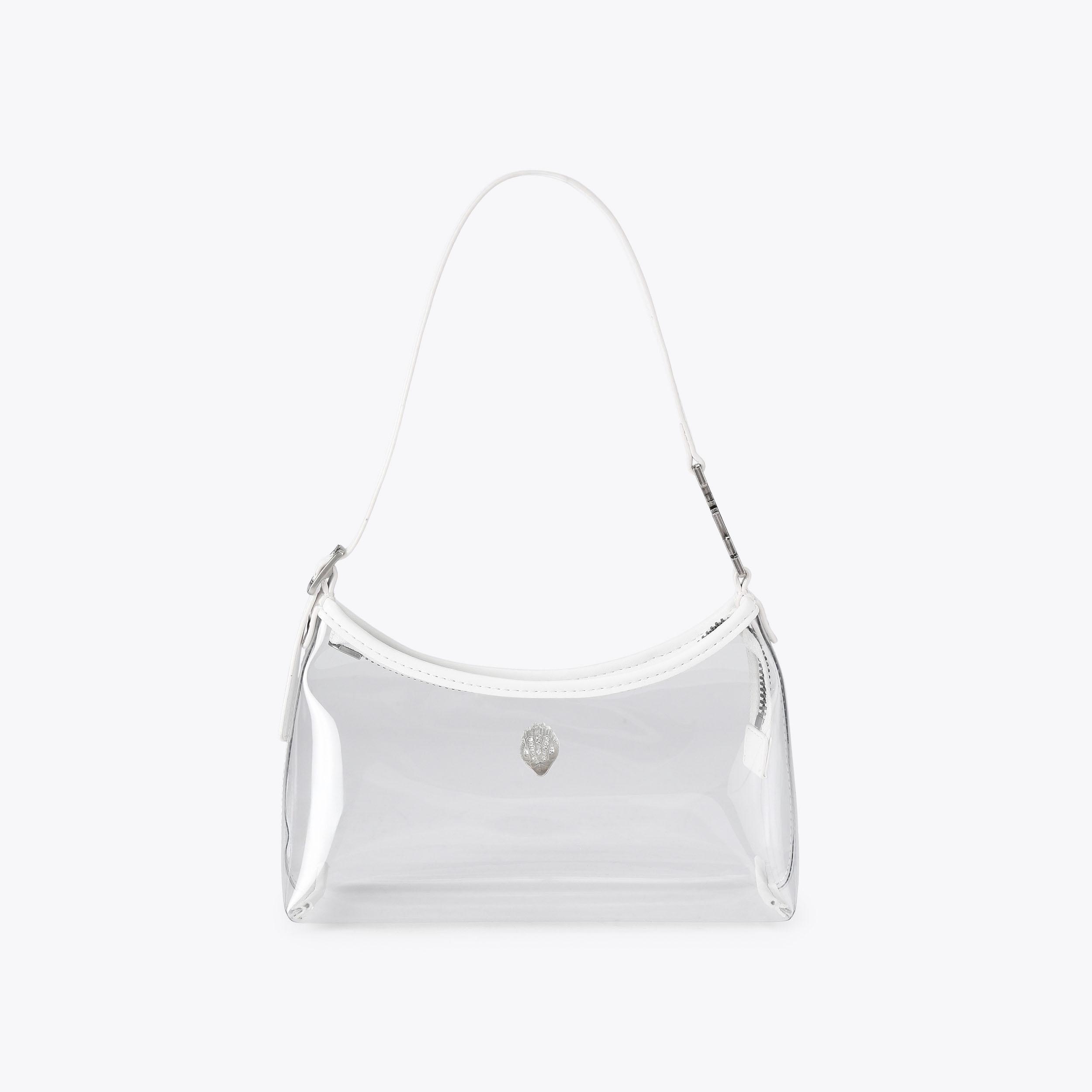 VINYL KURT MINI SHOULDER White Transparent Shoulder Bag by Kurt 