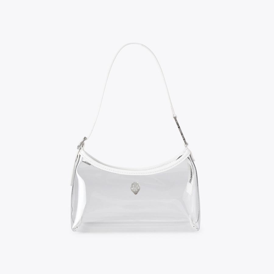 VINYL KURT MINI SHOULDER White Transparent Shoulder Bag by Kurt