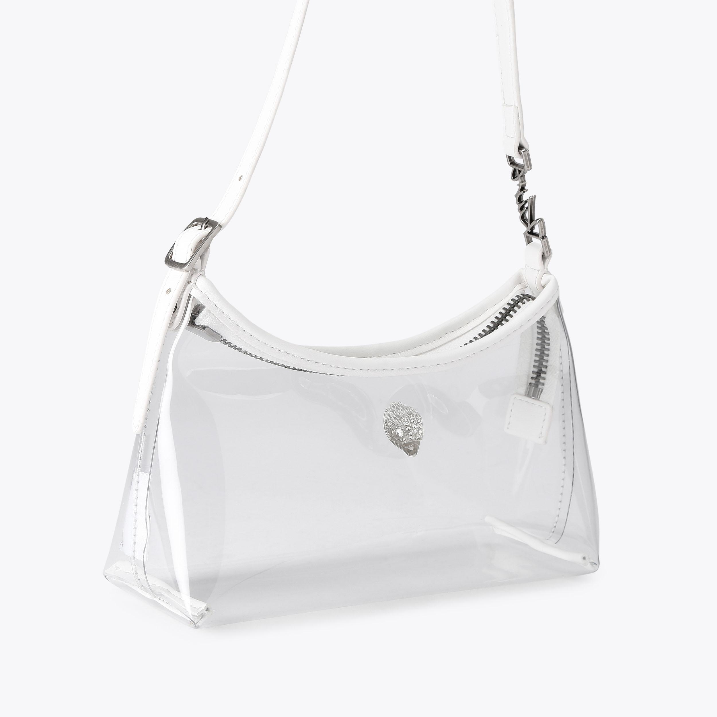 VINYL KURT MINI SHOULDER White Transparent Shoulder Bag by Kurt