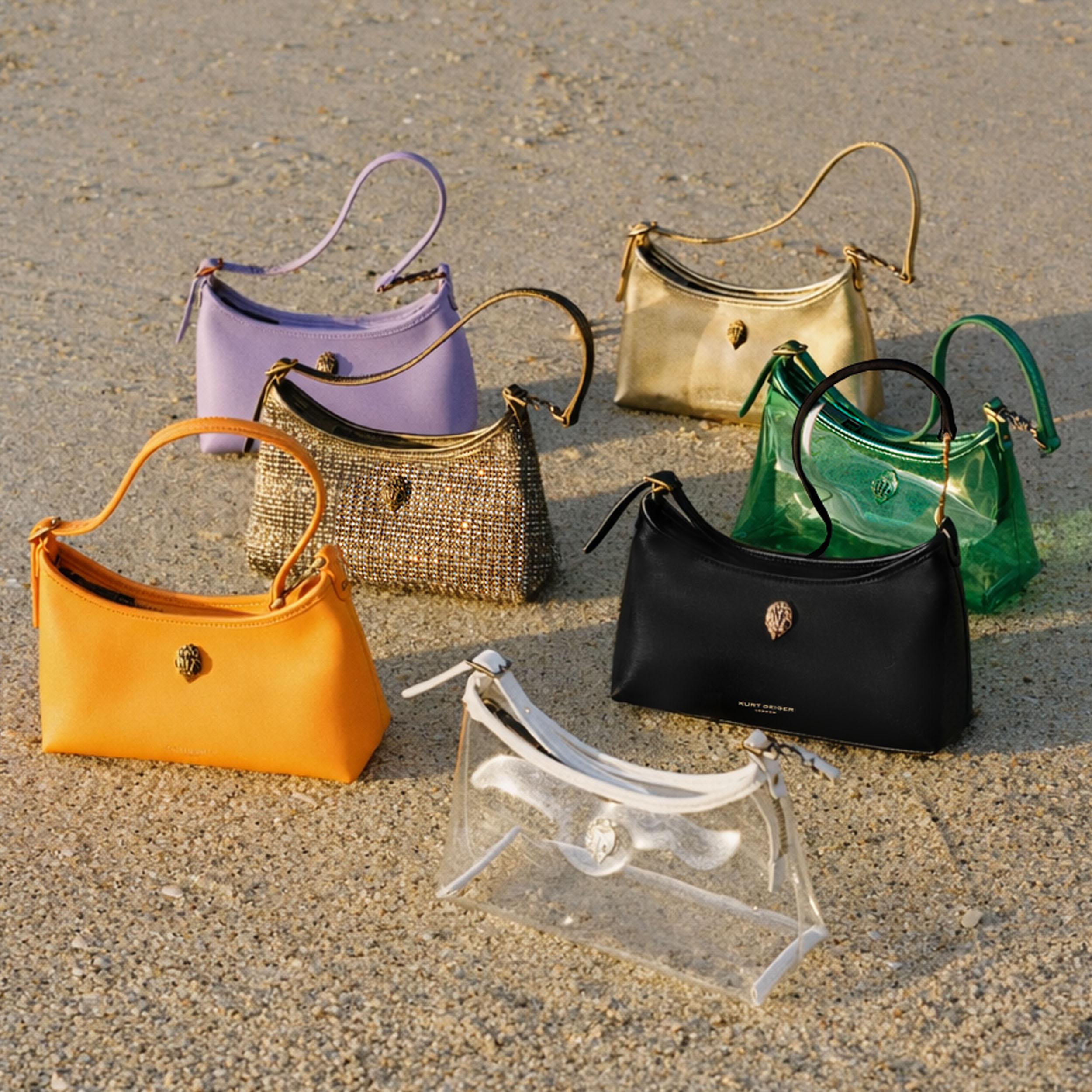 VINYL KURT MINI SHOULDER White Transparent Shoulder Bag by Kurt