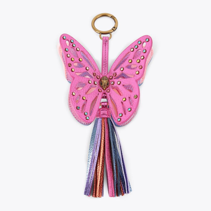 BUTTERFLY CHARM Butterfly Metallic Cut Out Charm by Kurt Geiger London