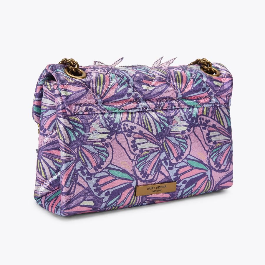 MINI KENSINGTON BUTTERFLY Lilac Butterfly Cross Body Bag by Kurt