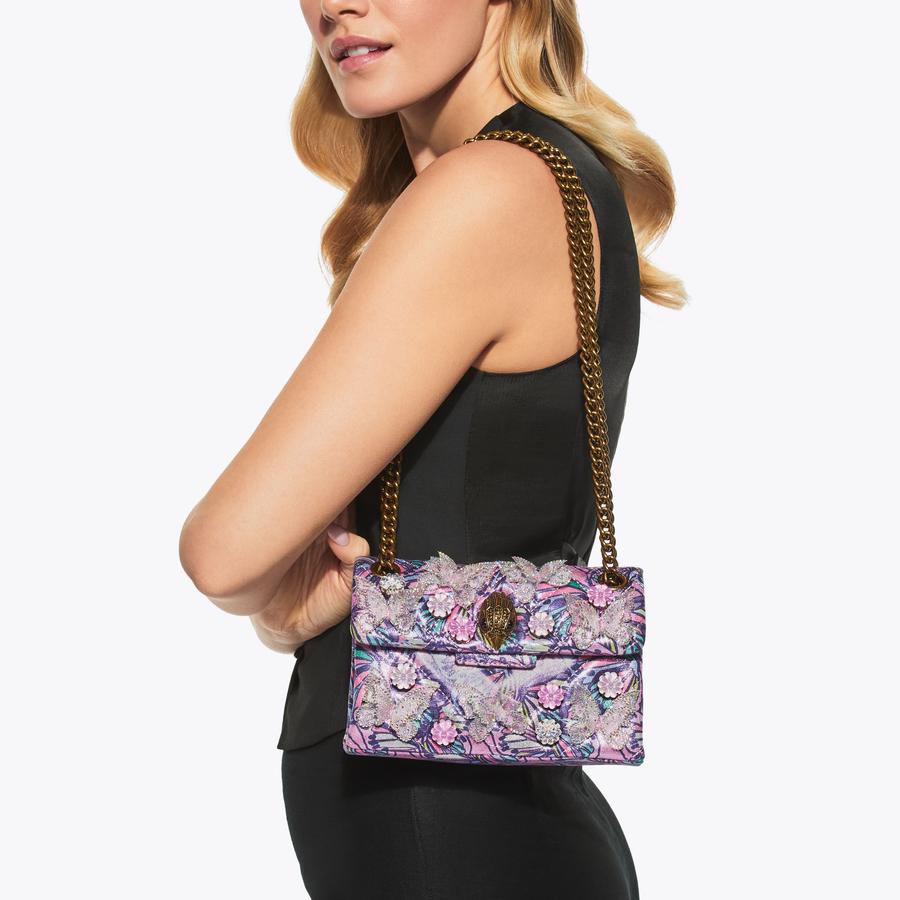 MK様　リバティ　シュクリエバッグ MINI KENSINGTON BUTTERFLY Lilac Butterfly Cross Body Bag by Kurt