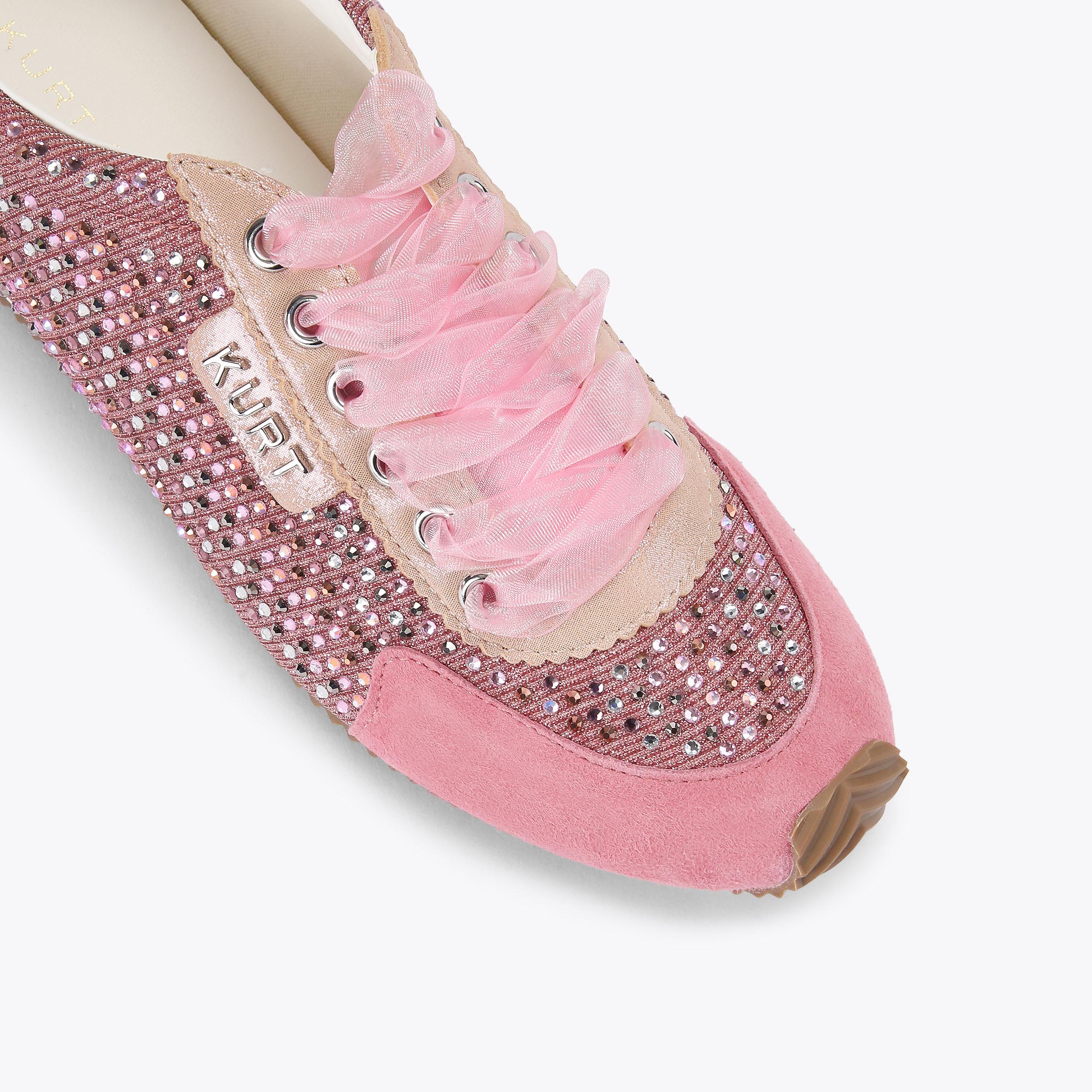 ISLINGTON BALLET Pink Pale Fabric Suede islington Ballet by Kurt 