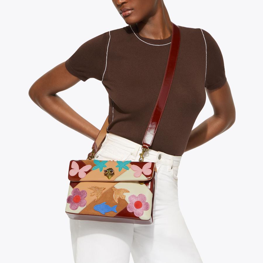 Satchel Carryall Girlfriend Small Pebbled Zed GUESS Bag Shoulder Glogang バッグ Handbag ShopCGX – バッグ