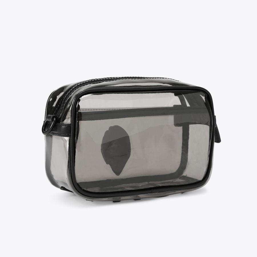 VINYL KENSINGTON S CAMERA Black Stitched Cross Body Bag by Kurt