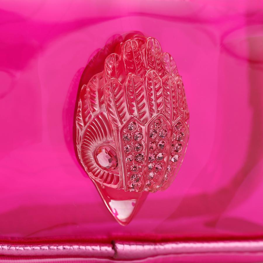 VINYL KENSINGTON S CAMERA Vinyl Pink Transparent Camera Bag by
