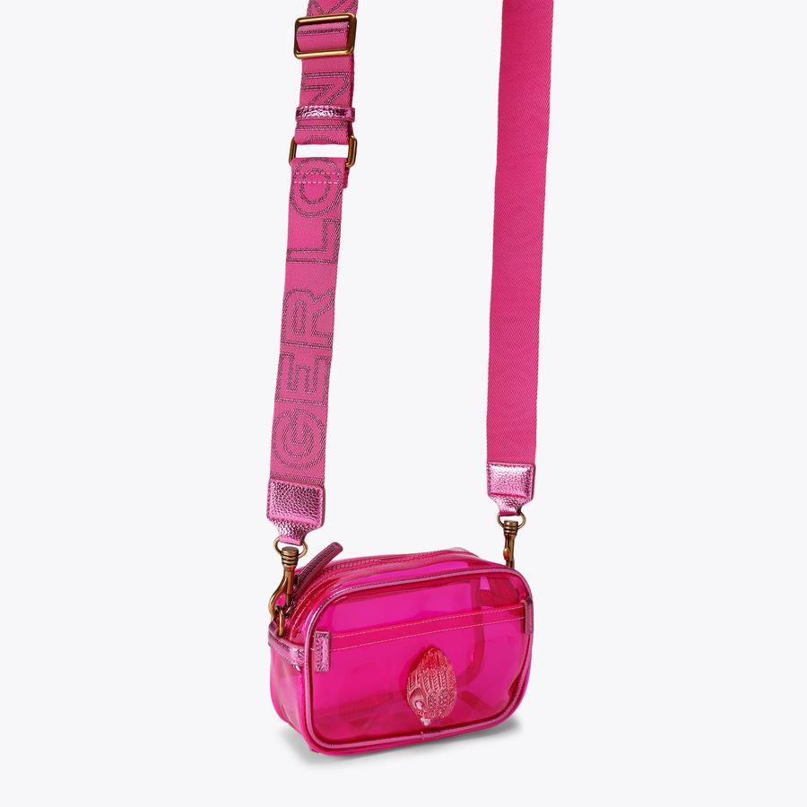 VINYL KENSINGTON S CAMERA Vinyl Pink Transparent Camera Bag by