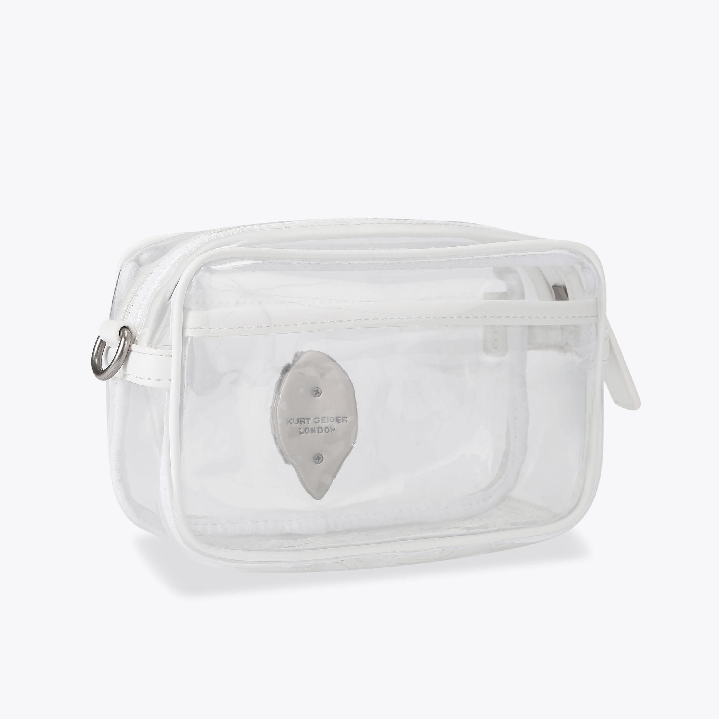 VINYL KENSINGTON S CAMERA White Cross Body Bag by Kurt Geiger London