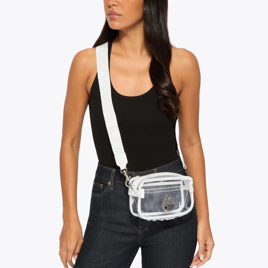 ミュージシャン WE CONTROL TOUR 2019 MEMORIAL PACK VINYL KENSINGTON S CAMERA White Cross Body Bag by Kurt Geiger London