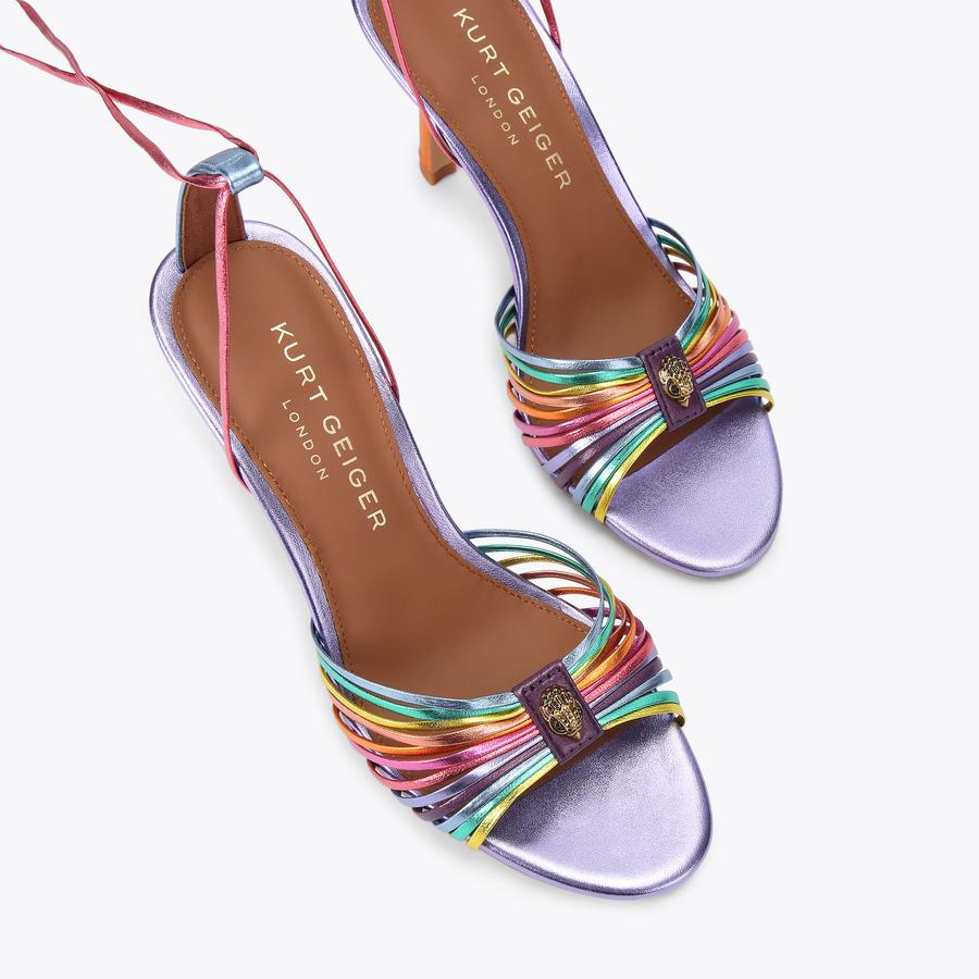 KJ×GDC Collab Multi-Strap cootie MULTI STRAP TIE SANDAL Multi-colour Tie Strap Sandal by Kurt