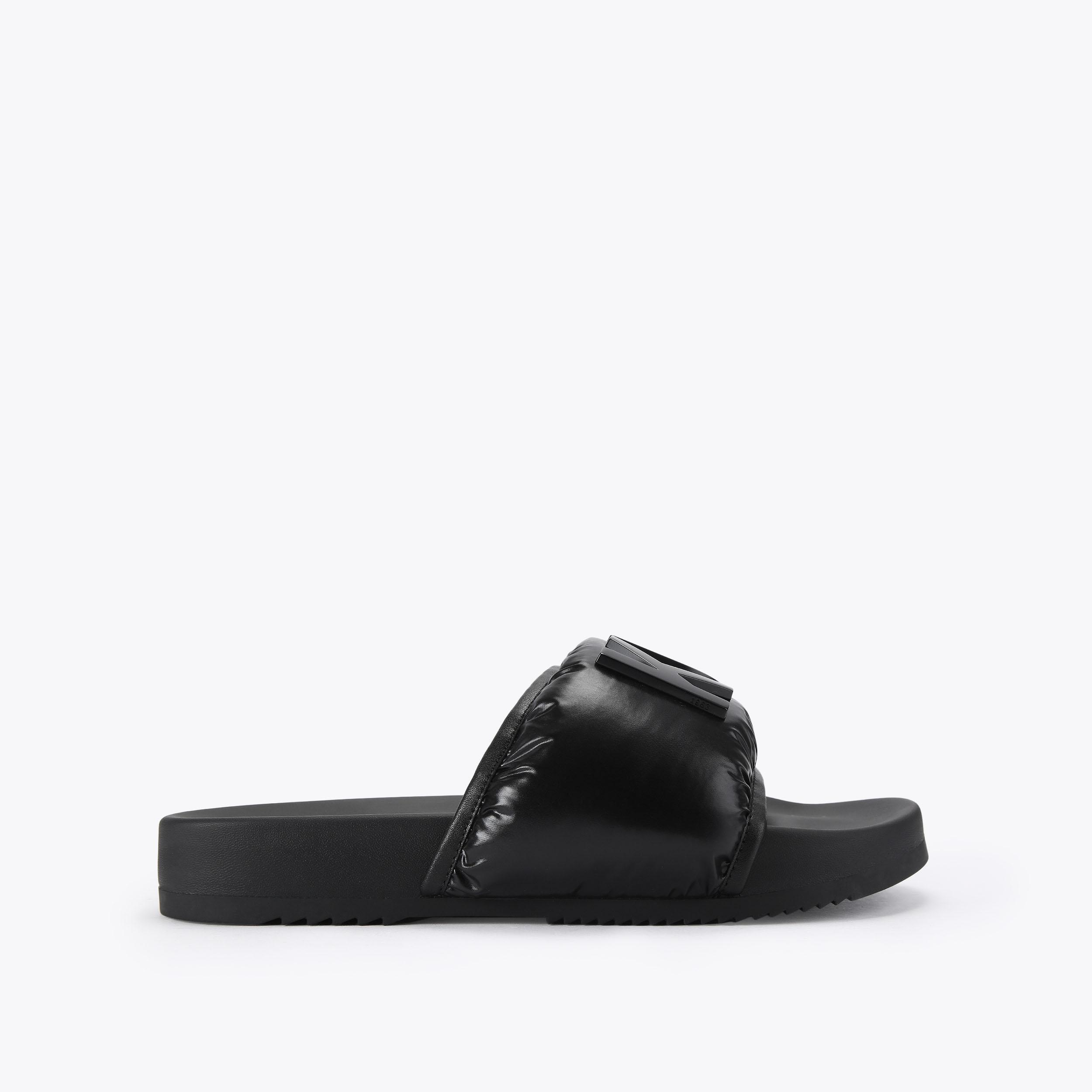 kurt-puff-slide-black-nylon-