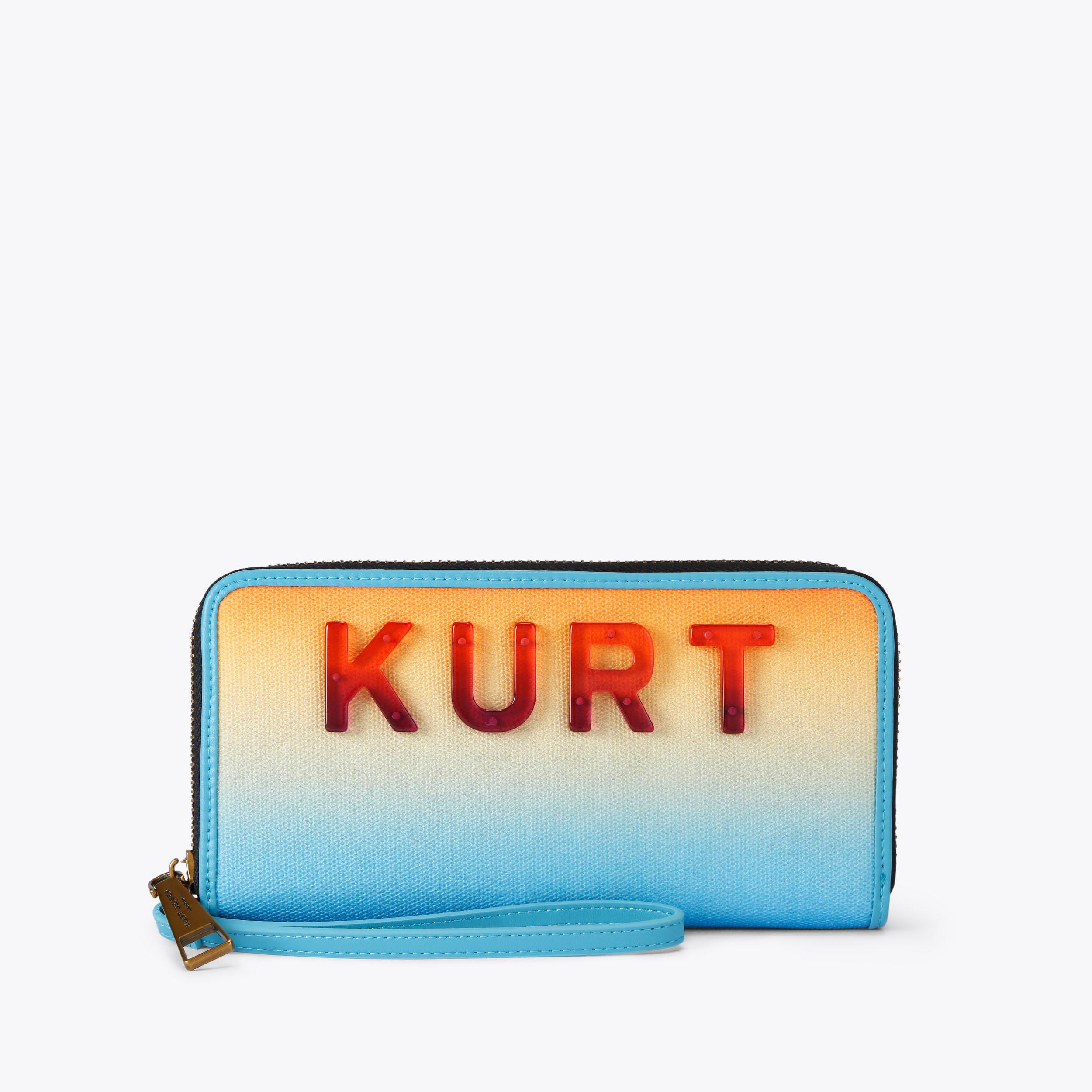 KURT ZIP AROUND W Ombre Zip Around Wallet by Kurt Geiger London