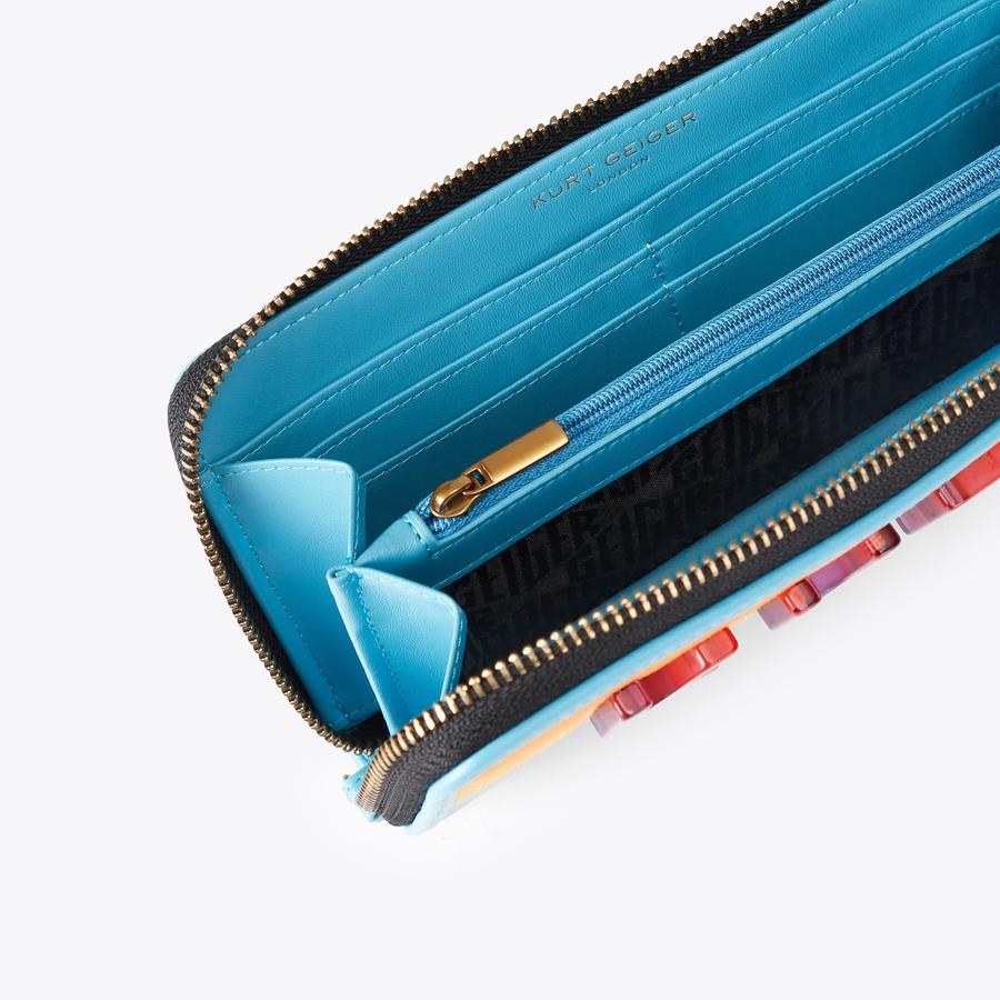 KURT ZIP AROUND W Ombre Zip Around Wallet by Kurt Geiger London